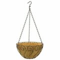 Panacea Products-Import 14 in.Rust RND Hang Basket 87840